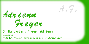 adrienn freyer business card